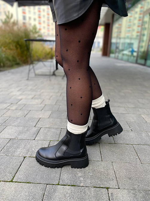 Edan Instruments Черевики жіночі EDAN 17/2 чорні (зима, шкіра натуральна) (6101) Коломыя - изображение 7