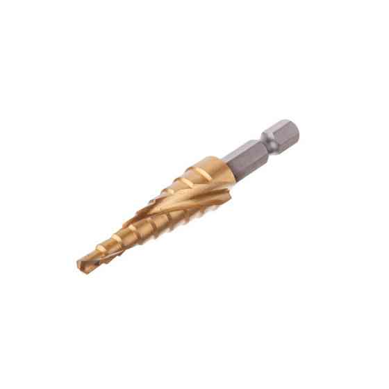 Свердло ступінчасте по металу, спіральне, 4-12 мм, HEX INTERTOOL SD-5836 Київ