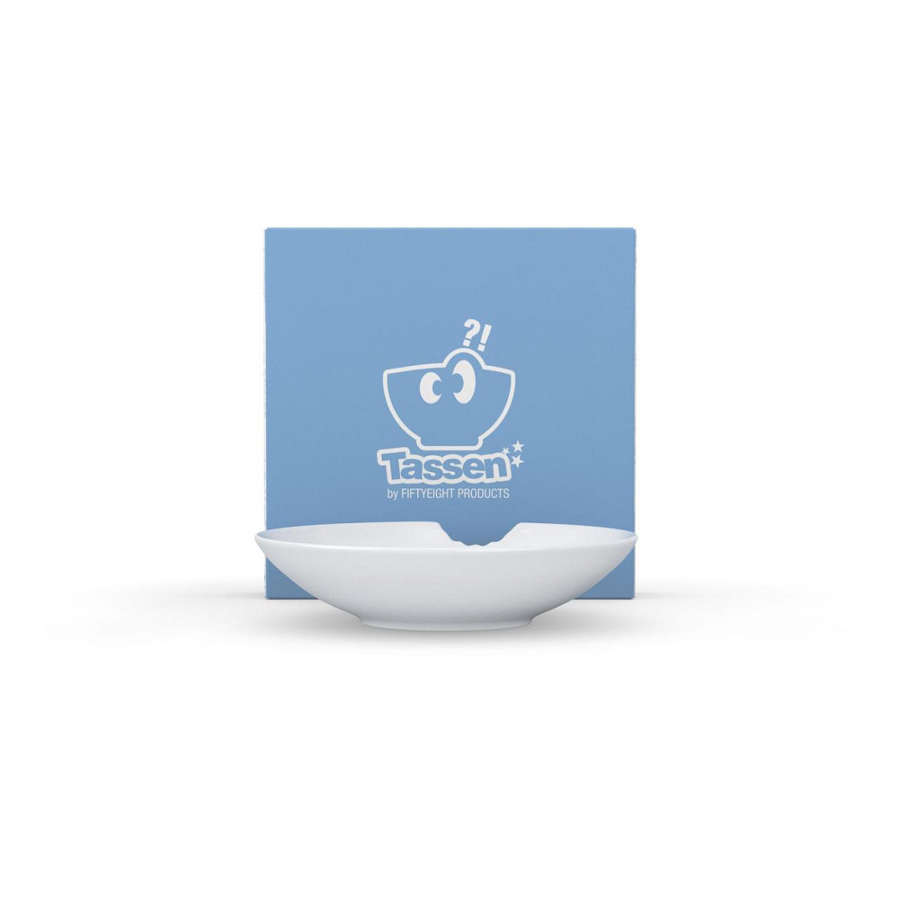 Набор из двух надкусанных мелких тарелок Tassen, 18 см, фарфор Ровно - изображение 8