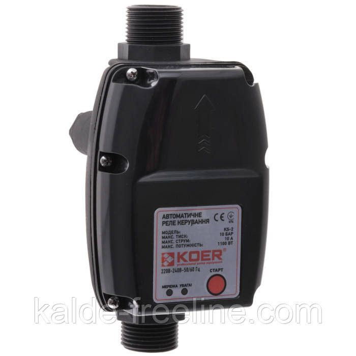 Контролер тиску Koer KS-1 електронний 1,1кВт,1", з кабелем Харків - фото 3
