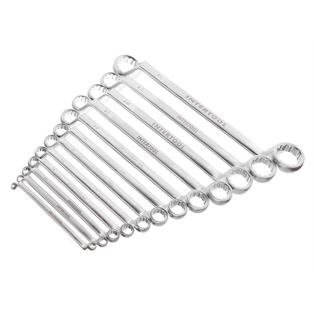 Накидні ключі INTERTOOL 12шт. 6-32мм, Cr-V - інструмент для справжнього майстра Львів - фото 4