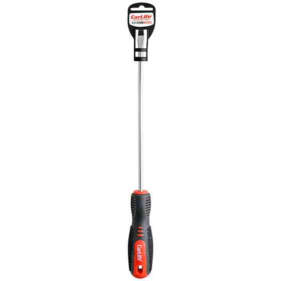 Викрутка Carlife шліцева SL6x200mm, Cr-V 6150 Київ