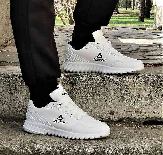 Кроссовки Reebok Белые Рибок Кожа Женские (размеры: 36,37,38,39) Днепр