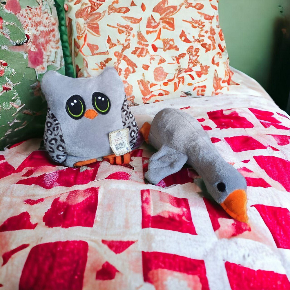 М'яка іграшка - подушка Каченя Велика 72×23 Київ - фото 5