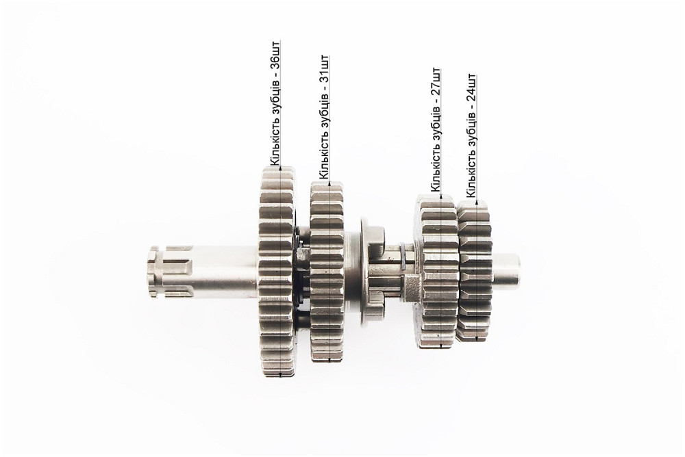 Коробка передач (два вали з шестернями) d-12мм під підшипник Киев - изображение 3