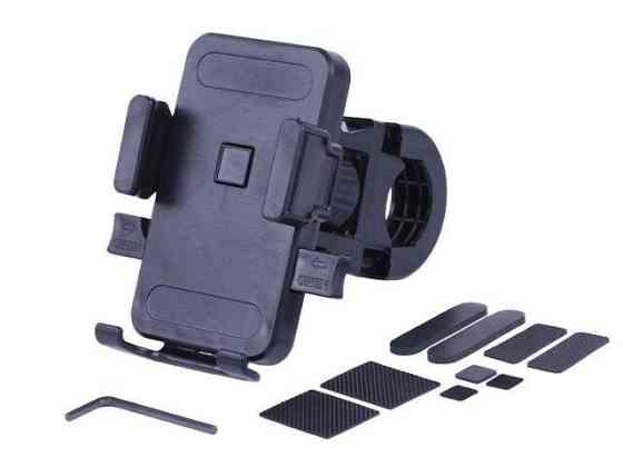 Держатель телефона HFCM-03 (крепление на руль), пластик, черный Мукачево