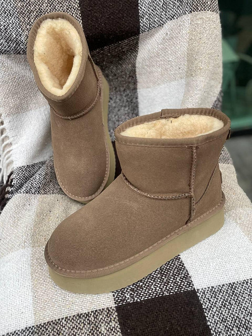 ITTS Угги жіночі ITTS A805-15 капучіно (зима, замша натуральна) (5736) 40 Коломия - фото 10