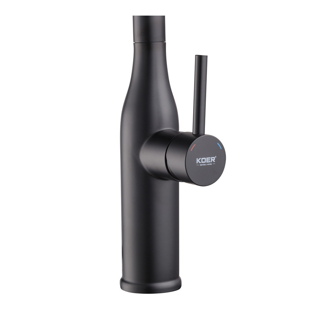 Кухонний змішувач KOER KI-70004-05 з висувним виливом з нержавіючої сталі (KR3386) Харків - фото 4