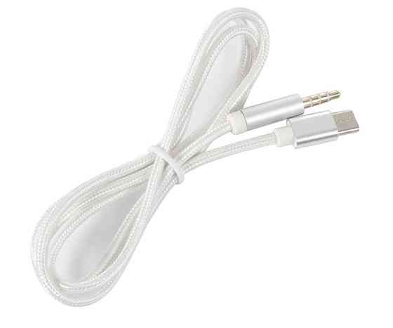 Кабель AUX Type-C - TRRS Audio M/M 1м Silver Вінниця