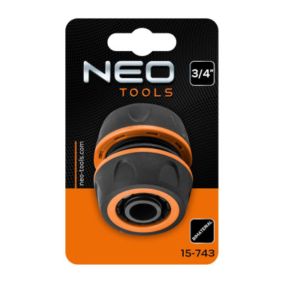 Коннектор для шланга Neo Tools муфта ремонтная 3/4", двухкомпонентная (15-743) Винница - изображение 5