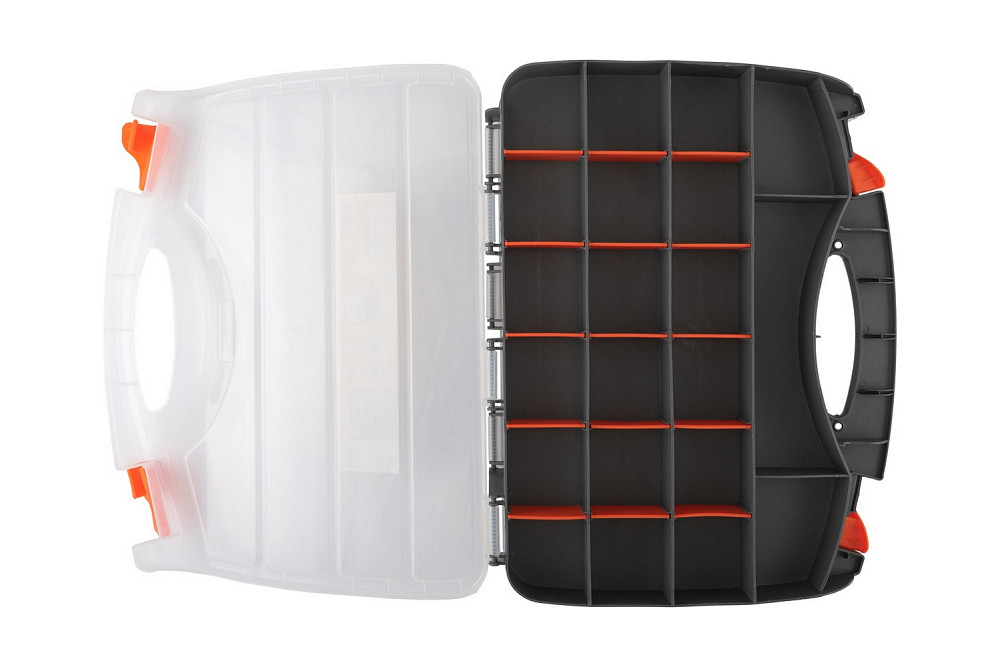 MASTERTOOL Органайзер двосторонній MASTERTOOL з ручкою 15" 380х290х80 мм 30 секцій 79-3130 Коломыя - изображение 7