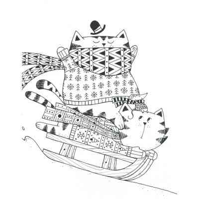 Книга Мільйон різдвяних котів Жорж (9786177579280) Вінниця