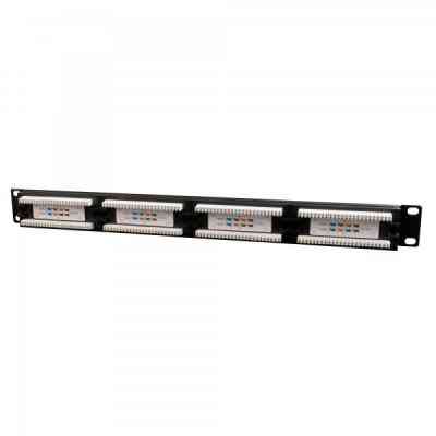 Патч-панель 19" 24xRJ-45 UTP cat.5е, 1U, тип 110 Cablexpert (NPP-C524CM-001) Вінниця