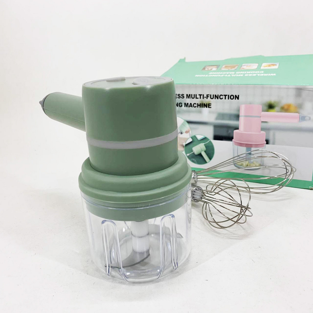 Ручной беспроводной миксер-измельчитель 2 в 1. Цвет: зеленый OH-95 Львов - изображение 2