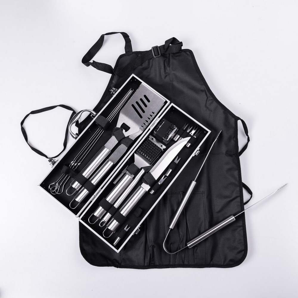 Набор аксессуаров для барбекю, мангала, гриля 19 предметов 42х14х7.5 см в кейсе HP-21-3 Киев - изображение 10