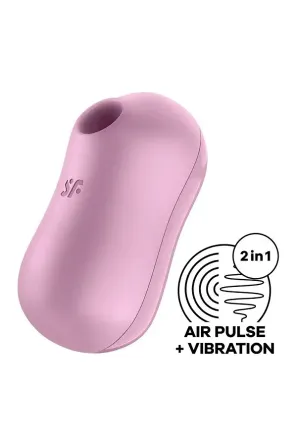 Вакуумний стимулятор із вібрацією Satisfyer Cotton Candy Lilac Львів