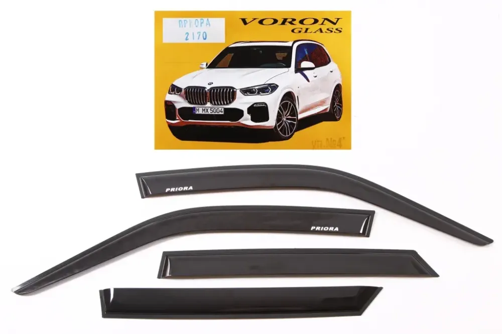 Ветровики на двери 2170 Voron самоклеющ. (4 шт.) Винница - изображение 1