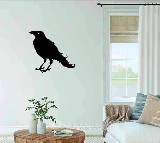Декоративне настінне Панно «Ворон» Декор на стіну Київ