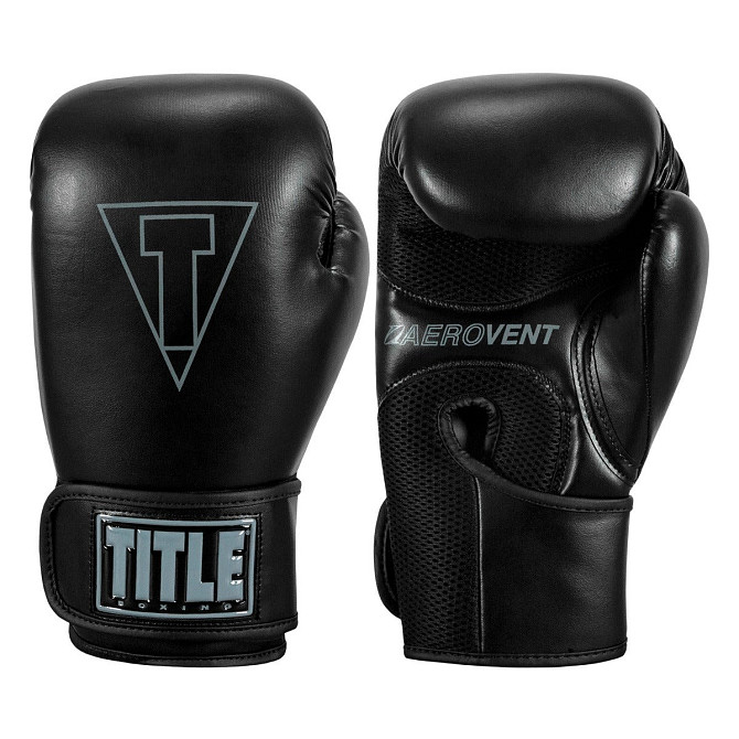 Боксерські рукавиці TITLE Boxing Vegan Gloves Black 8 oz (капа в комплекті) Каменское - изображение 5
