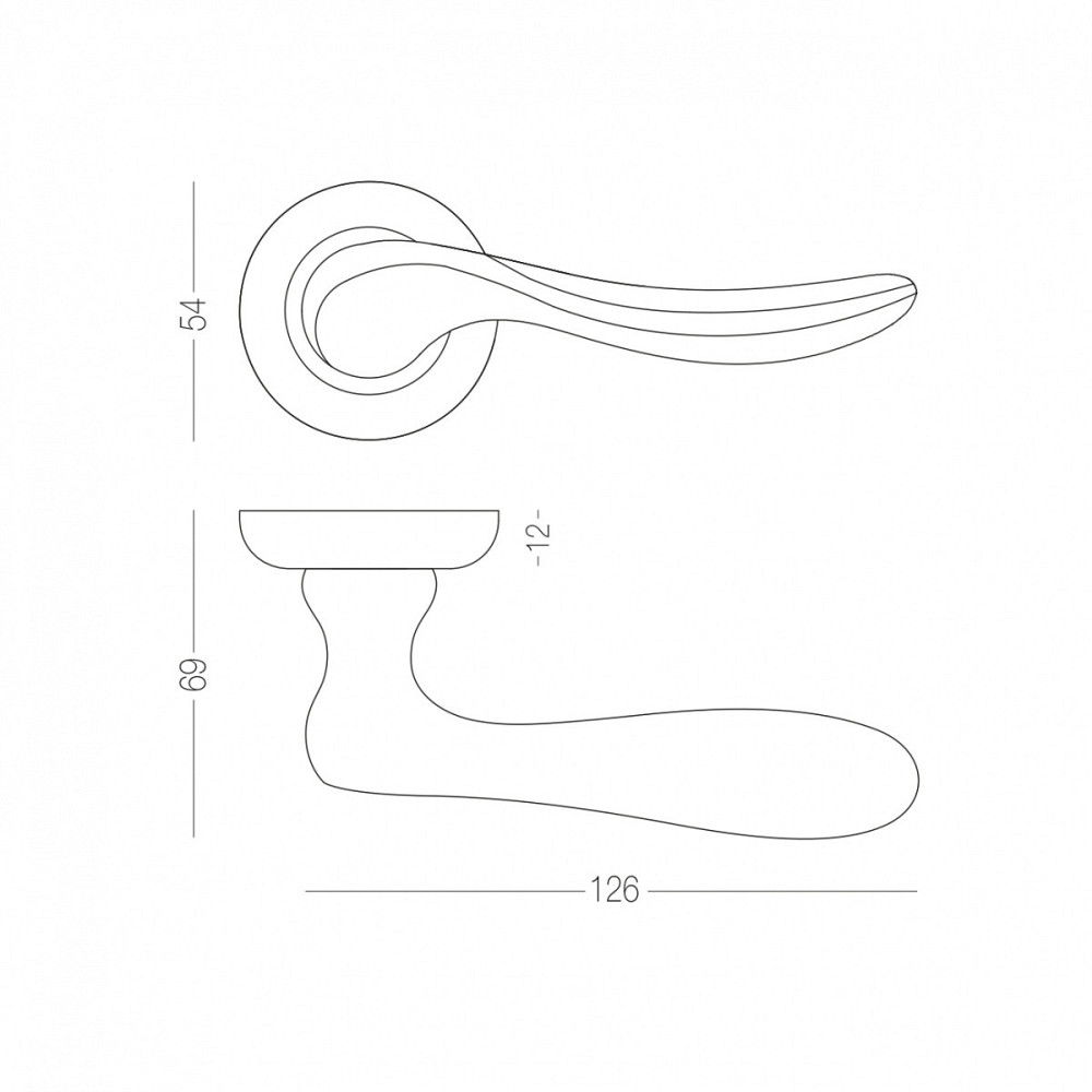 Ручка Z-1312 AB старая бронза Киев - изображение 3