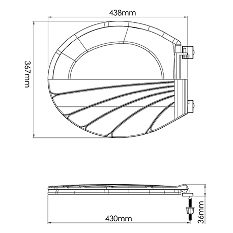 Сидение для унитаза Shell Nova 2040N Харьков