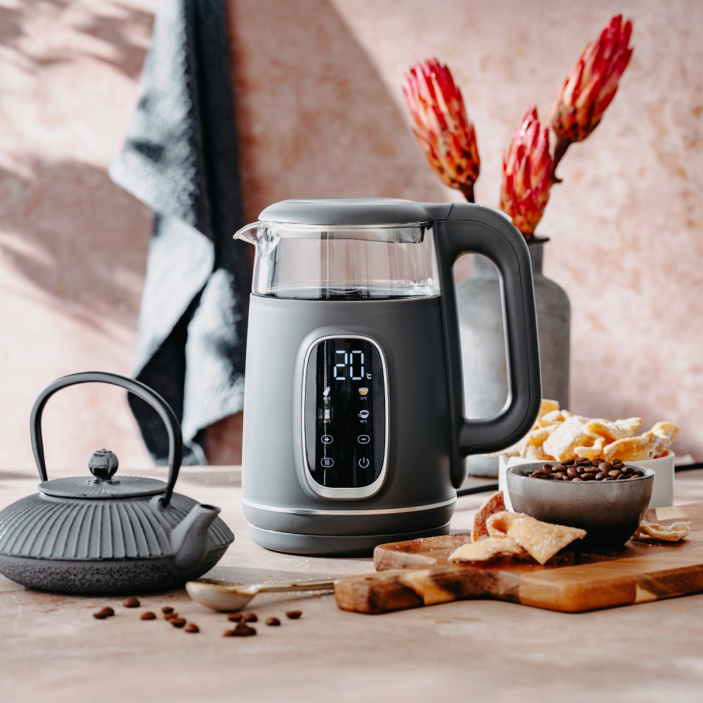 Електрочайник Adler AD 1305 grey 1850-2200Вт/ 1.7л/ скло/ встановлення температури/ Вінниця - фото 8