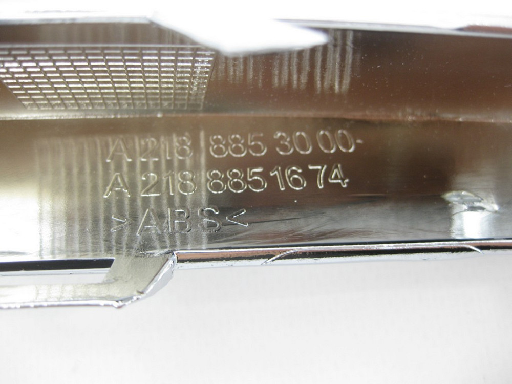 Mercedes-Benz  A2188851674 Нова хром накладка бампера нижня права AMG рестайлінг CLS C218 Одеса - фото 11