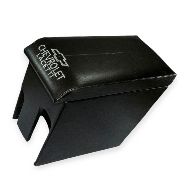 Подлокотник chevrolet lacetti черный с вышивкой (кожзам) Мукачево - изображение 1