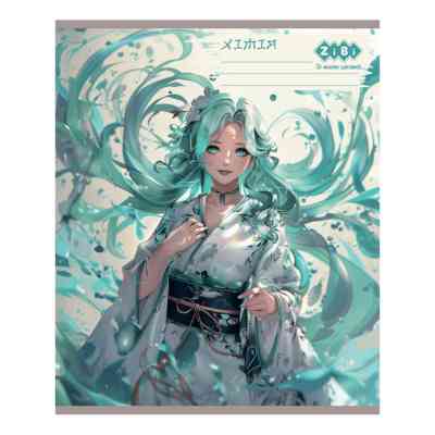 Зошит ZiBi набір учнівських ANIME 48 аркушів клітинка 10 штук, 8 предметів (ZB.1704-99) Вінниця