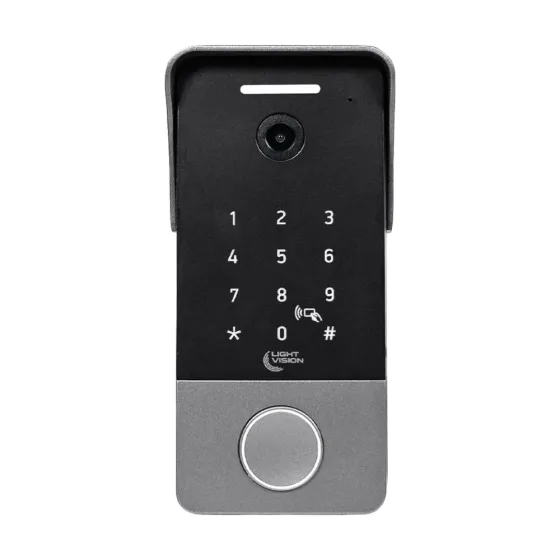 Відеопанель 2Mp Light Vision RIO FHD(KEY) Silver зі зчитувачем Mifare та клавіатурою (82-00243) Киев