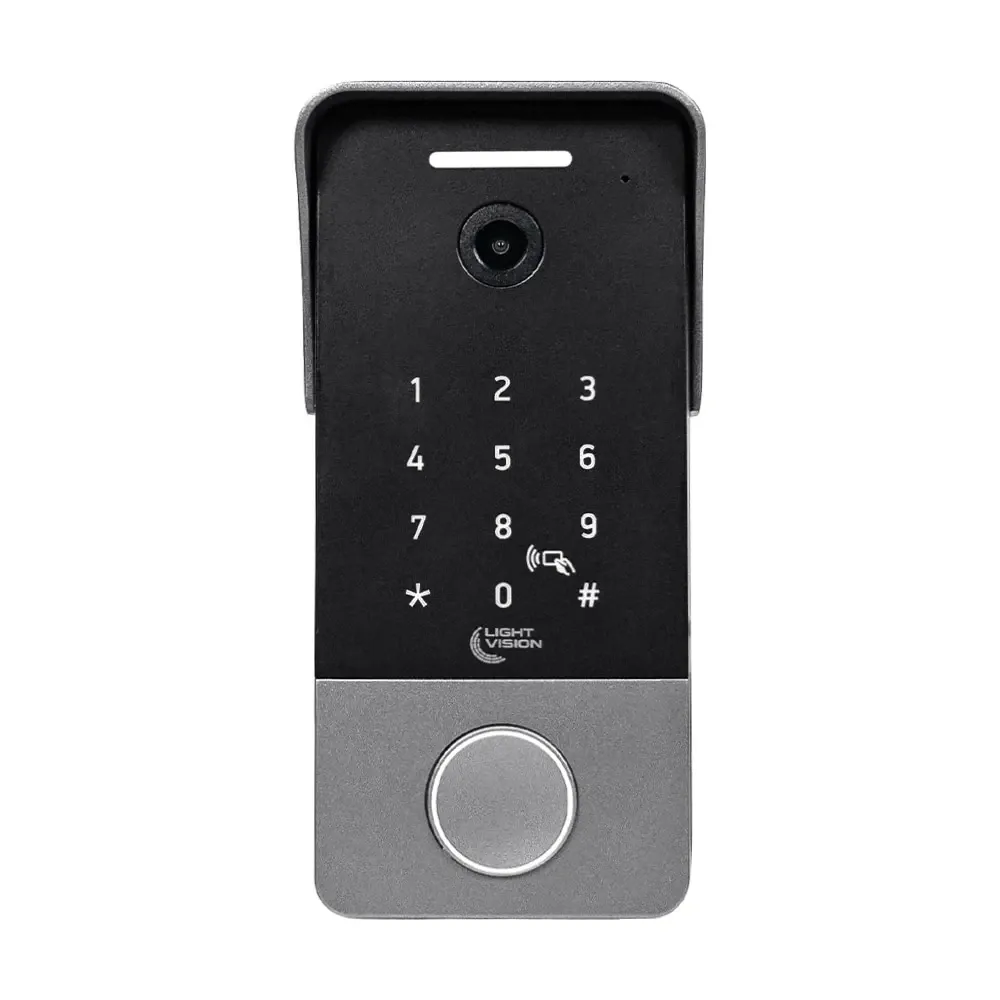 Відеопанель 2Mp Light Vision RIO FHD(KEY) Silver зі зчитувачем Mifare та клавіатурою (82-00243) Киев - изображение 3