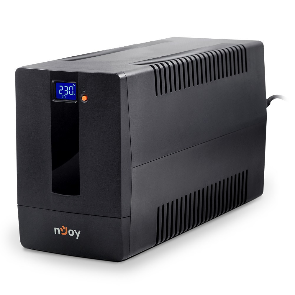 ДБЖ NJOY Horus Plus 1500 (PWUP-LI150H1-AZ01B) Lin.int., AVR, 4 x євро, USB, LCD, пластик Чорний Харків - фото 4