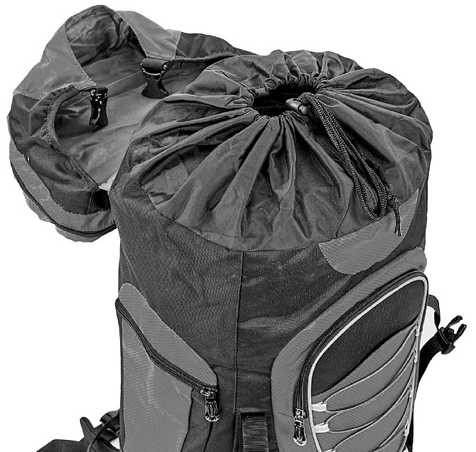 Рюкзак туристичний каркасний DEUTER 517-D 60+10л нижній вхід чорний R0517-D-BK Київ - фото 7