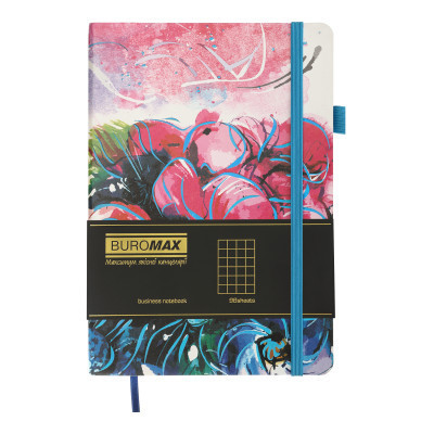 Книга записна Buromax Cherie 96 аркушів А5 у клітинку синій (BM.295105-02) Вінниця - фото 2