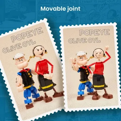 Конструктор Pantasy Popeye Папай с Оливой (86401) Винница - изображение 6