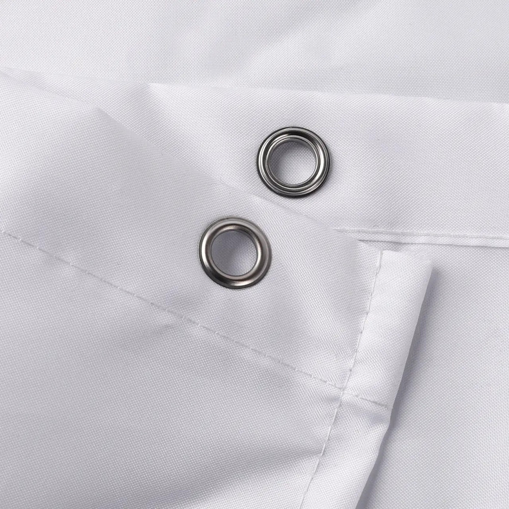 Шторка для ванны из полиэстера водонепроницаемая с кольцами Bathlux 180x180 см , занавеска для ванной комнаты Каменец-Подольский - изображение 7