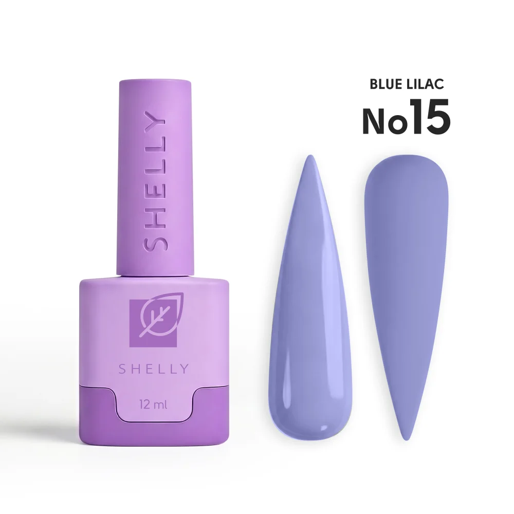 Гель-лак для ногтей 15 Blue Lilac Shelly 12 мл Киев - изображение 4