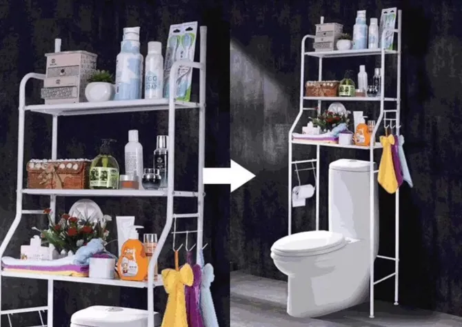 Полка стеллаж напольный над унитазом ТМ-021 Sailboat toilet rack Стеллаж для ванной комнаты над унитазом. Одесса - изображение 8