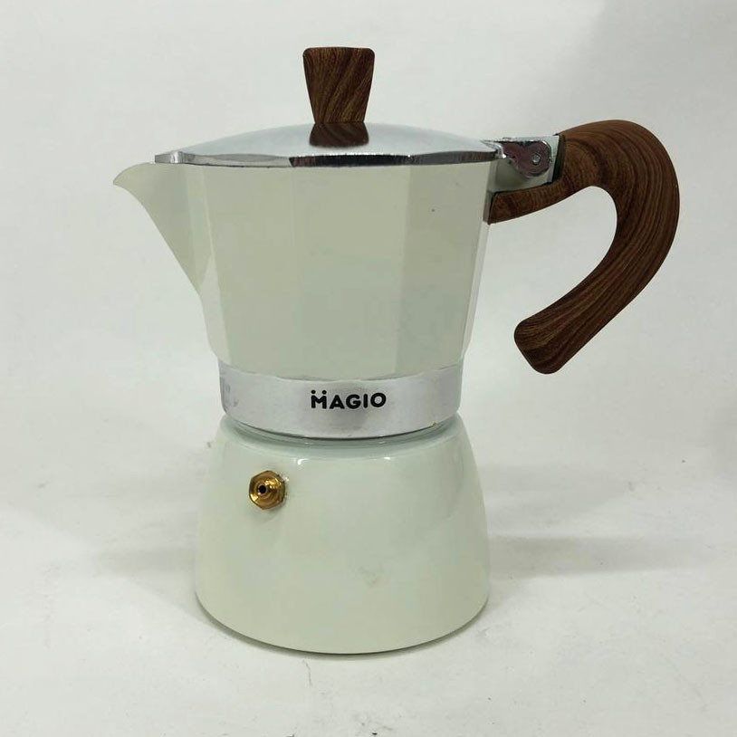 Кофеварка гейзерная с давлением Magio MG-1007 150 мл, Кофеварка гейзерная для офиса HE-60 Львов - изображение 11
