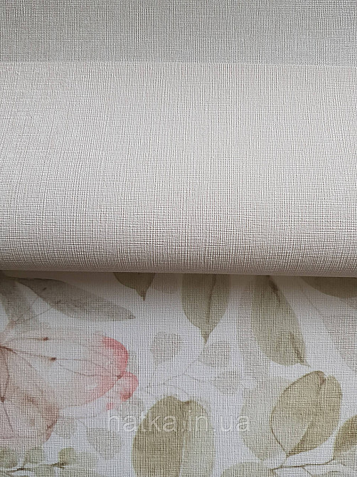 Обои виниловые на флизелине метровые Sintra Edelina прованс цветы листья ветки бабочки зеленые розовые Киев - изображение 3