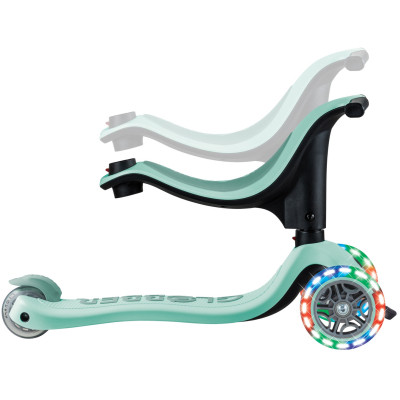 Самокат Globber Up Sporty 360 колеса з підсвіткою Мятно-фісташковий (456-706) Винница - изображение 4