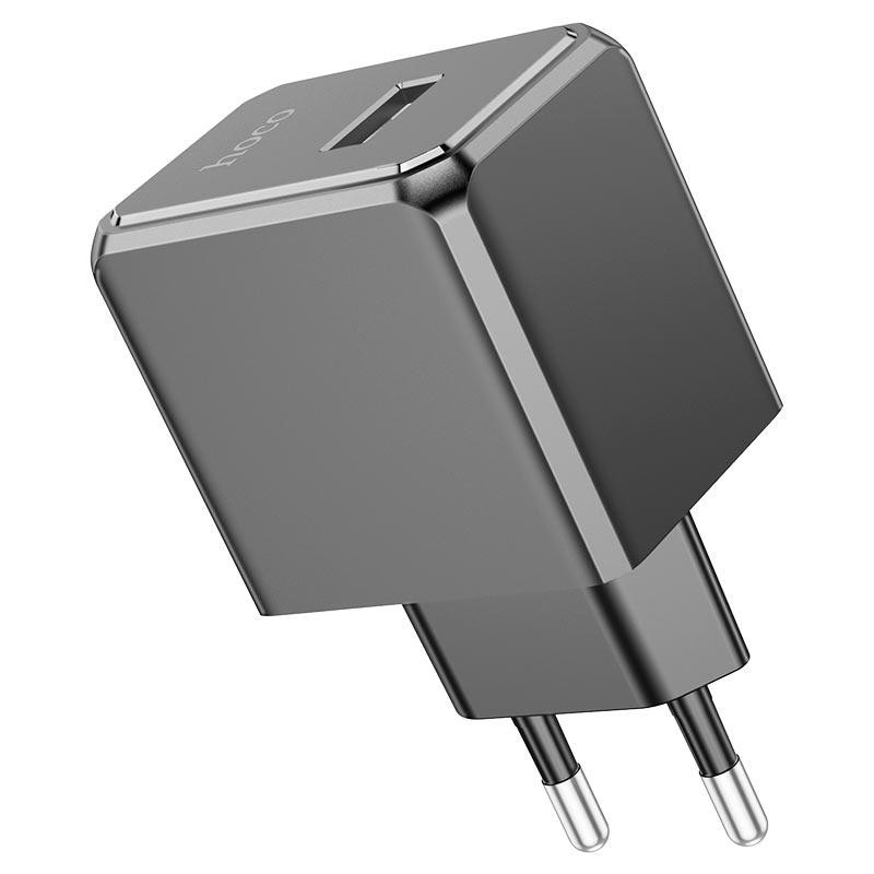 Мережевий зарядний пристрій HOCO CS11A Ocean single port charger Black Одеса - фото 3
