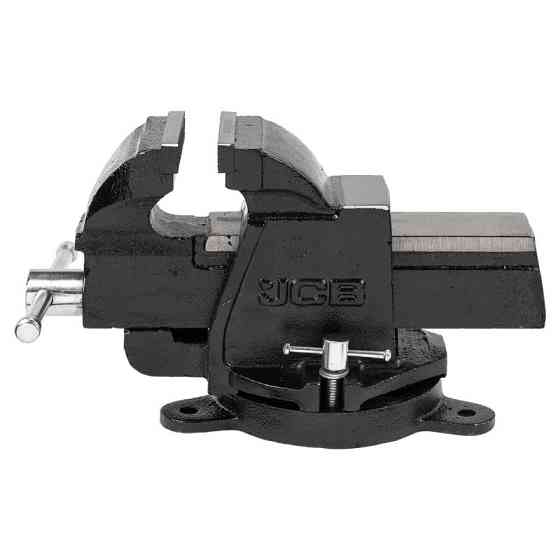 Лещата сталеві поворотні з ковадлом 4" (100мм) JCB Tools JCB-6540304 Одеса