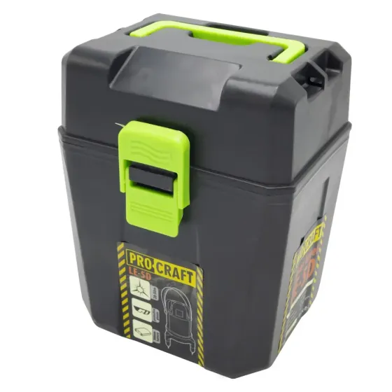 Лазерний рівень Procraft LE-5D з зеленим діодом,Професійний лазерний рівень для будівництва АКБ 2шт Львів