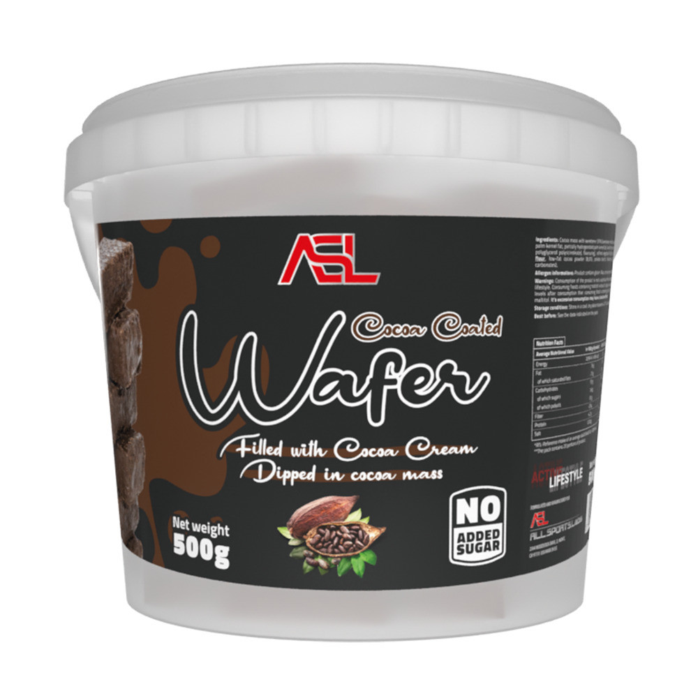 Вафли AllSports Labs Wafer Filled with Cocoa Cream 500 gr Луцк - изображение 1