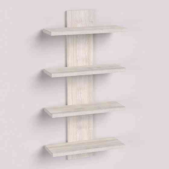 Полиця навісна ПН-5, Дуб Шамоні Світлий, 350/140/700 Львів