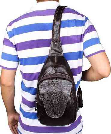 Сумка мужская Vintage 14559 из натуральной кожи Коричневая Киев