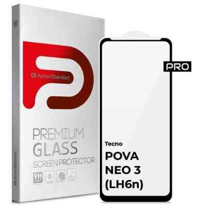 Скло захисне Armorstandart Pro Tecno POVA NEO 3 (LH6n) Black (ARM70387) Вінниця