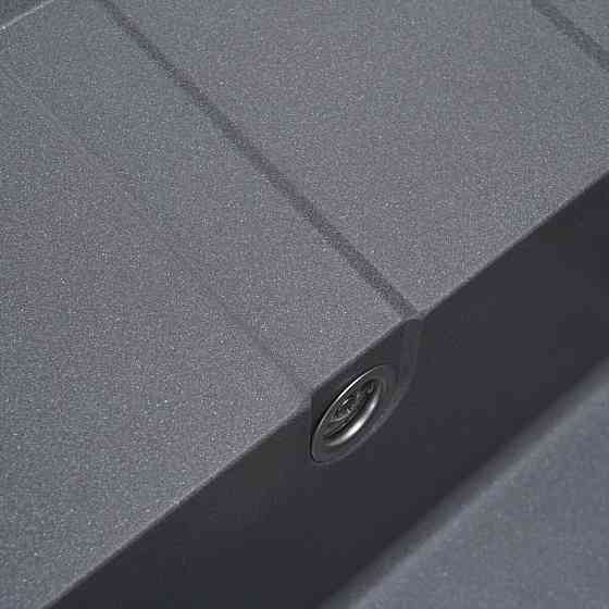 Гранітна мийка для кухні Platinum 5851 ARIA матова Сірий мусон Коломия