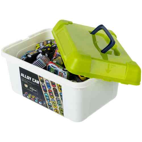 Набір іграшкових машинок моторизованих 50 шт в кейсі Iso Trade (26603) Нововолинськ